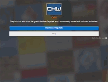 Tablet Screenshot of chw.net